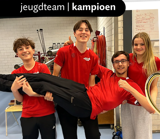 Badminton teamfoto